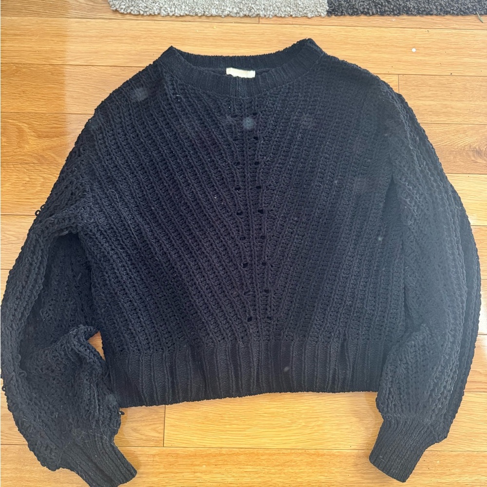 Black Crew Neck Sweater